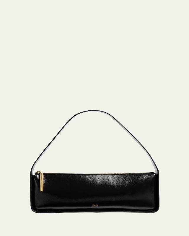 Lori Crackle Patent Leather Shoulder Bag